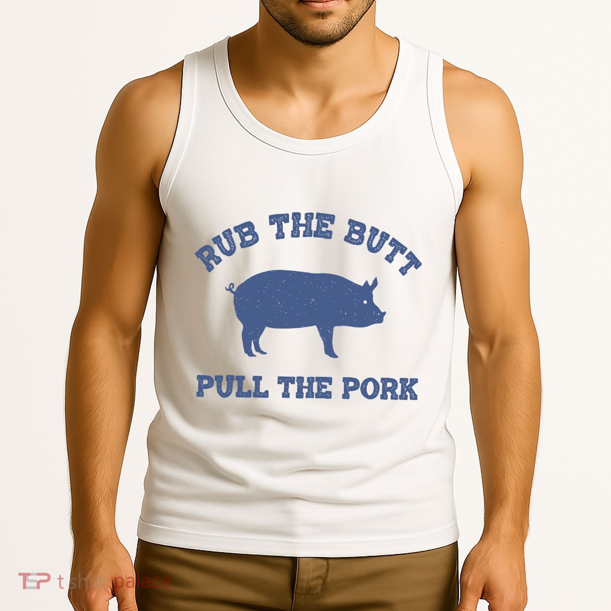 Rub The Butt Pull Pork Tank Top