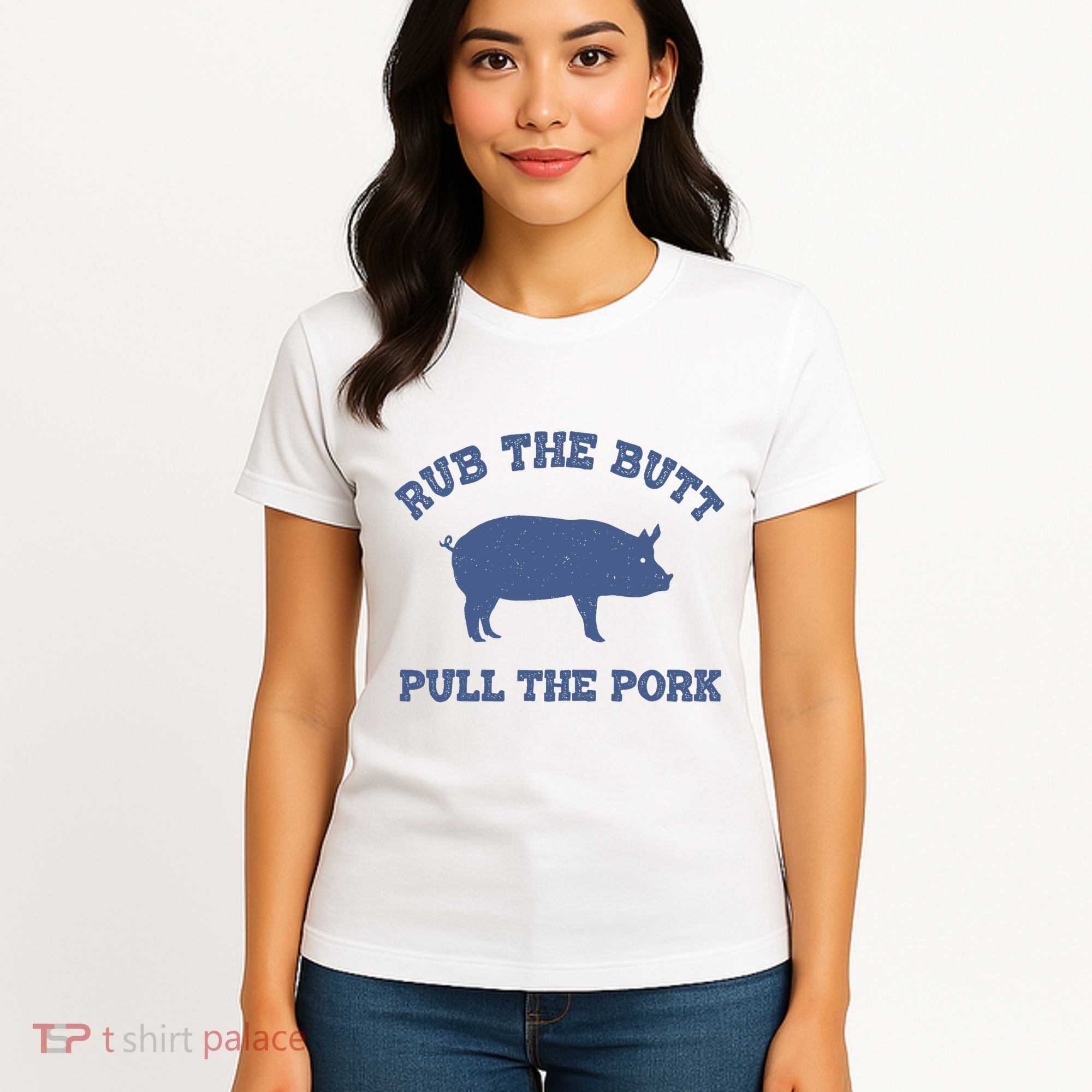 Rub The Butt Pull Pork Women's T-Shirt