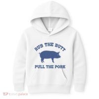 Rub The Butt Pull Pork Kids Hoodie thumb 0