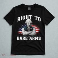 Right To Bare Arms 4th Of July Funny Gym George Washington T-Shirt thumb 5