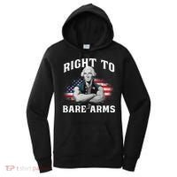 Right To Bare Arms 4th Of July Funny Gym George Washington Women's Hoodie thumb 0