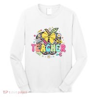 Retro Teacher Back To School First Day Of School Long Sleeve Shirt thumb 0