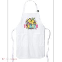 Retro Teacher Back To School First Day Of School Apron thumb 0