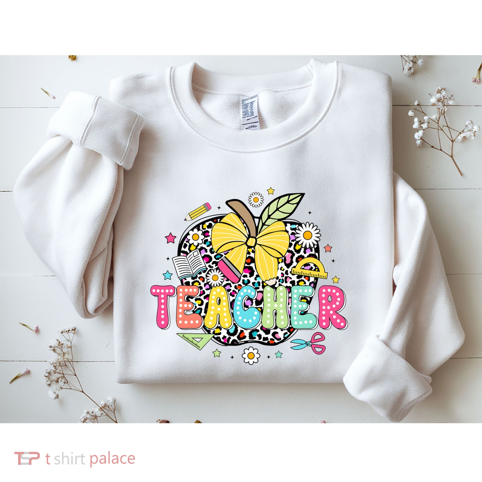 Retro Teacher Back To School First Day Of School Sweatshirt