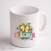 Retro Teacher Back To School First Day Of School Coffee Mug thumb 1