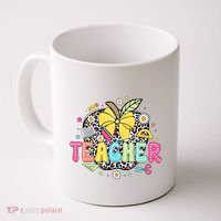 Retro Teacher Back To School First Day Of School Coffee Mug thumb 0
