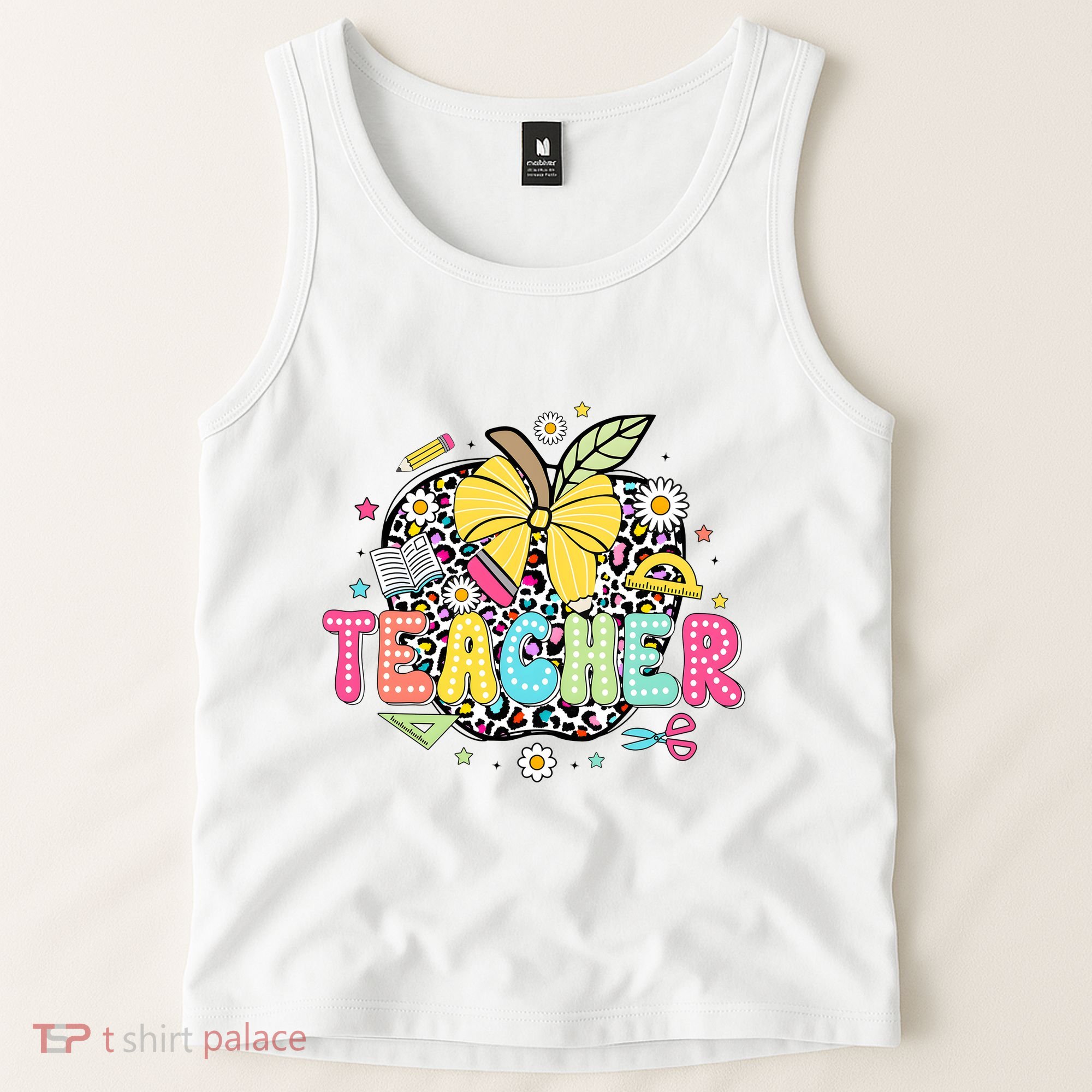 Retro Teacher Back To School First Day Of School Tank Top