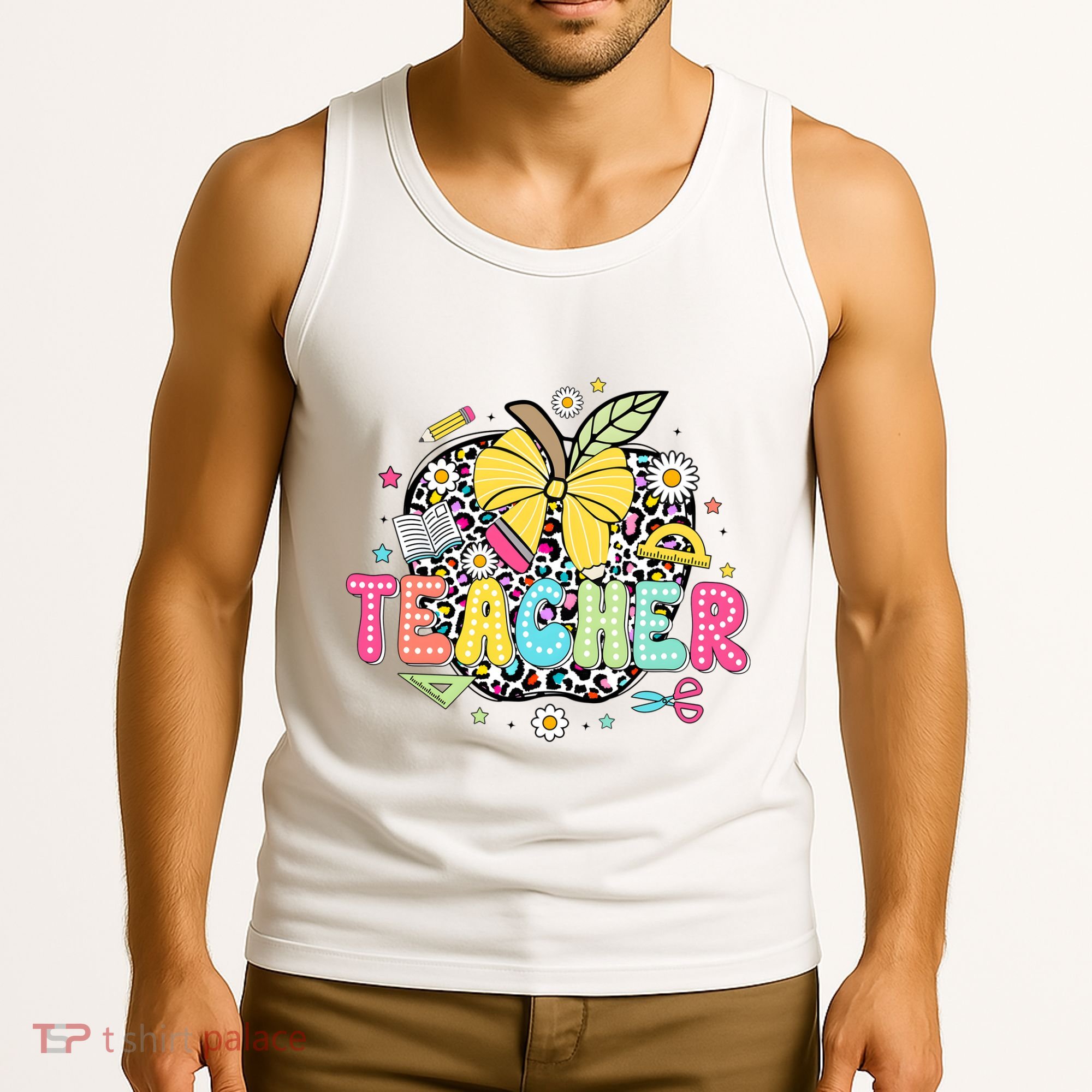 Retro Teacher Back To School First Day Of School Tank Top