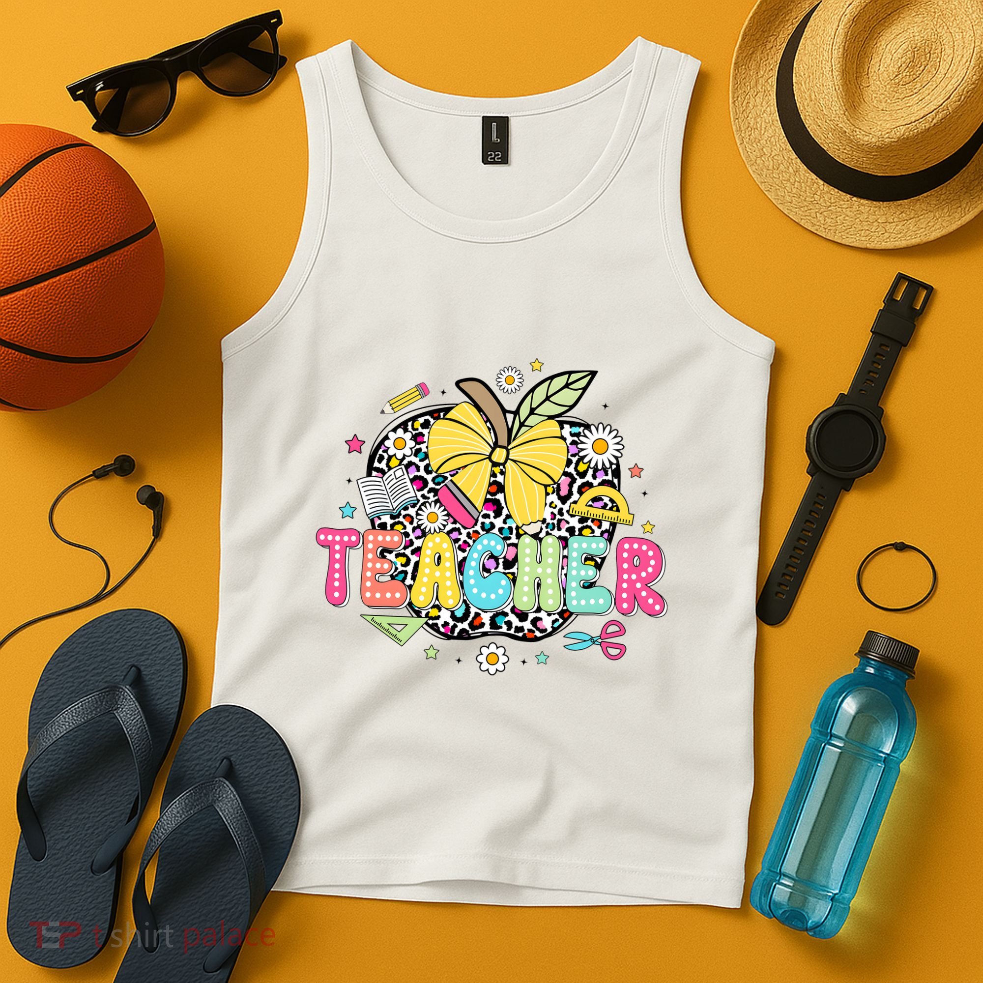 Retro Teacher Back To School First Day Of School Tank Top