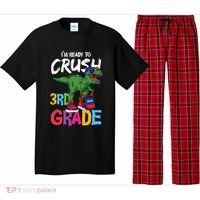 Ready To Crush Third Grade T Rex Cute 3Rd Grade Gift Pajama Set thumb 0