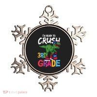 Ready To Crush Third Grade T Rex Cute 3Rd Grade Gift Ornament thumb 0