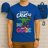 Ready To Crush Third Grade T Rex Cute 3Rd Grade Gift T-Shirt thumb 6
