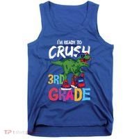 Ready To Crush Third Grade T Rex Cute 3Rd Grade Gift Tank Top thumb 0