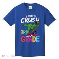 Ready To Crush Third Grade T Rex Cute 3Rd Grade Gift Kids T-Shirt thumb 0