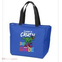 Ready To Crush Third Grade T Rex Cute 3Rd Grade Gift Tote Bag thumb 3