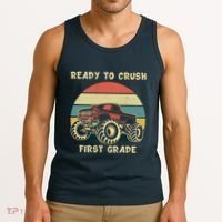 Ready To Crush First Grade Back To School Tank Top thumb 3