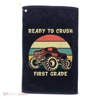 Ready To Crush First Grade Back To School Golf Towel thumb 0