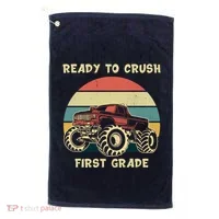 Ready To Crush First Grade Back To School Golf Towel thumb 0