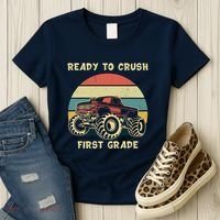Ready To Crush First Grade Back To School Women's T-Shirt thumb 3