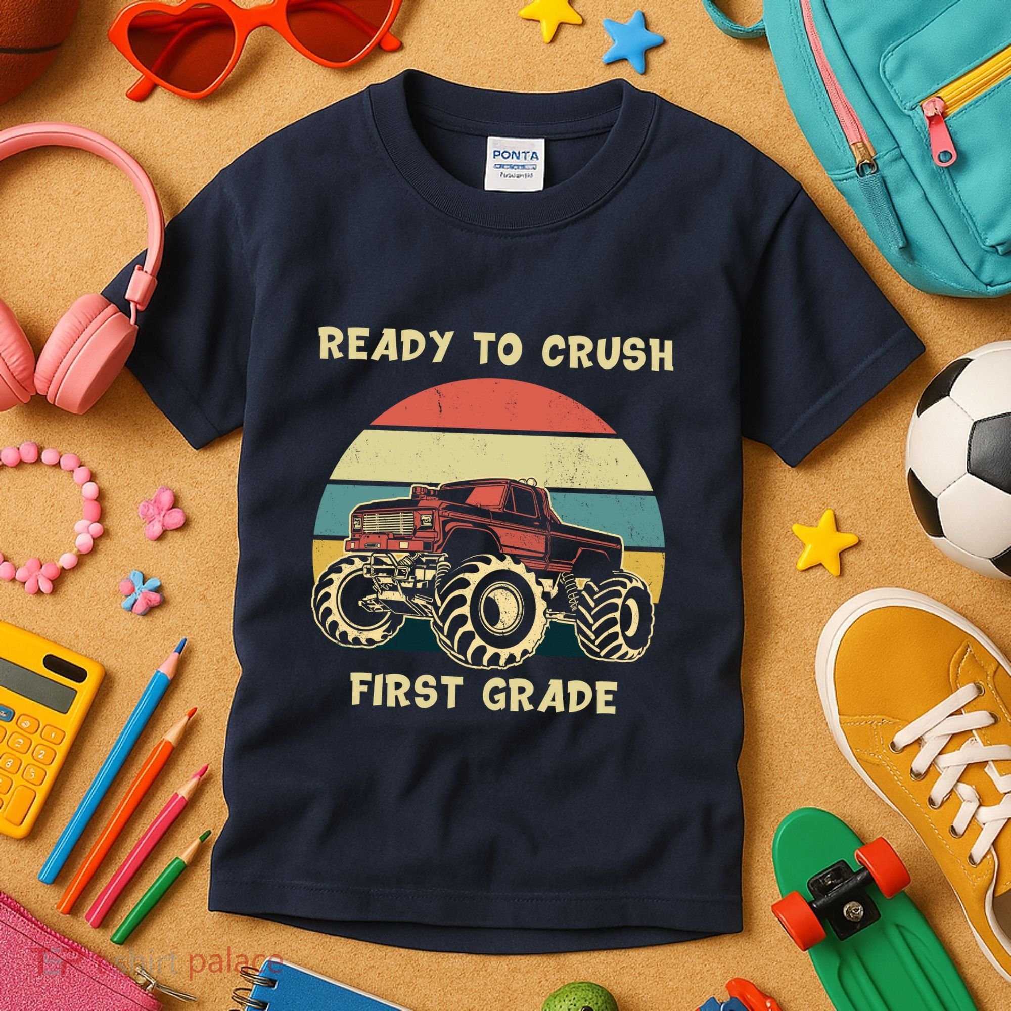 Ready To Crush First Grade Back To School Kids T-Shirt