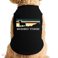 Rodeo Time Cowboy Wild West Cow Horseman Ranch Lasso Boots Doggie Tank thumb 0