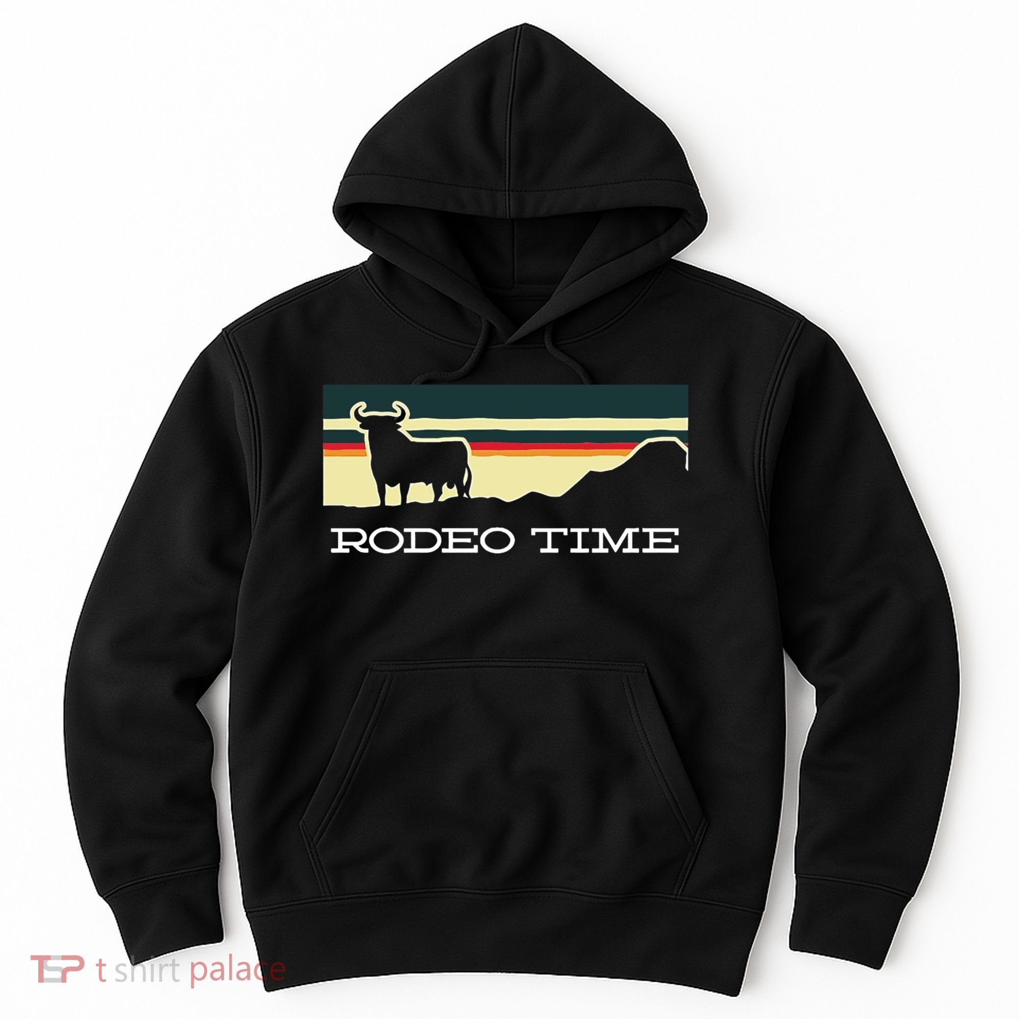 Rodeo Time Cowboy Wild West Cow Horseman Ranch Lasso Boots Hoodie