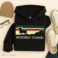 Rodeo Time Cowboy Wild West Cow Horseman Ranch Lasso Boots Hoodie thumb 4