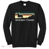 Rodeo Time Cowboy Wild West Cow Horseman Ranch Lasso Boots Sweatshirt thumb 0