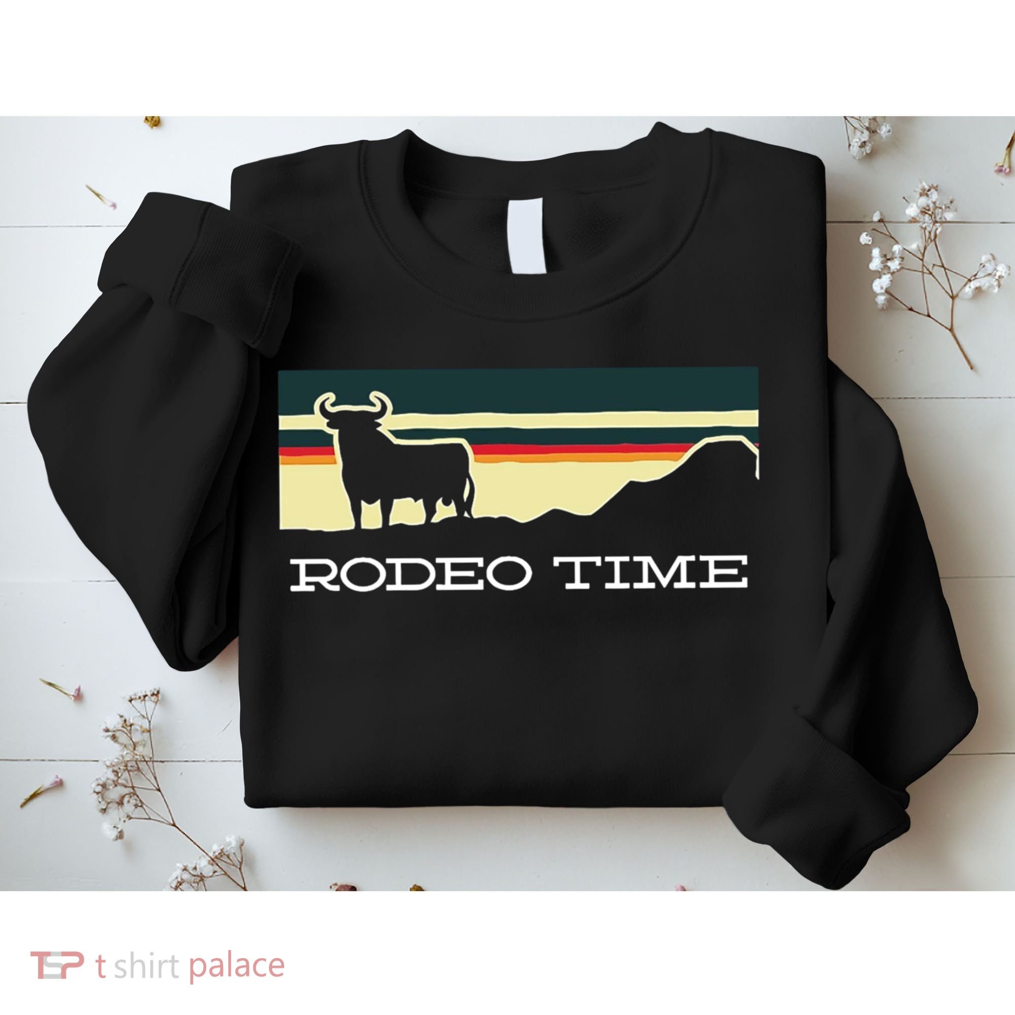 Rodeo Time Cowboy Wild West Cow Horseman Ranch Lasso Boots Sweatshirt