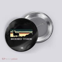 Rodeo Time Cowboy Wild West Cow Horseman Ranch Lasso Boots Button thumb 0