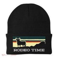 Rodeo Time Cowboy Wild West Cow Horseman Ranch Lasso Boots Beanie thumb 0