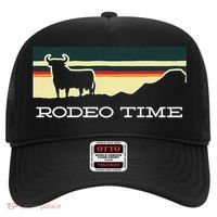 Rodeo Time Cowboy Wild West Cow Horseman Ranch Lasso Boots Hat thumb 0