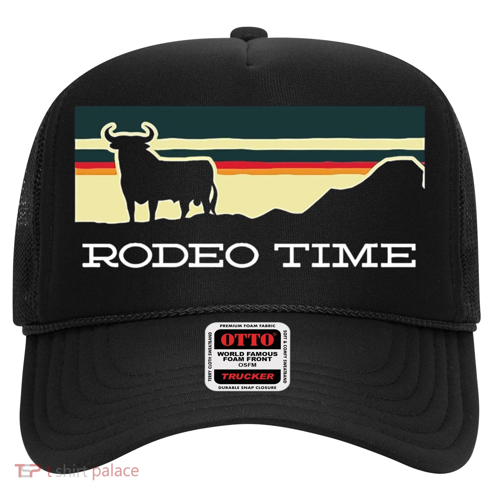 Rodeo Time Cowboy Wild West Cow Horseman Ranch Lasso Boots Hat