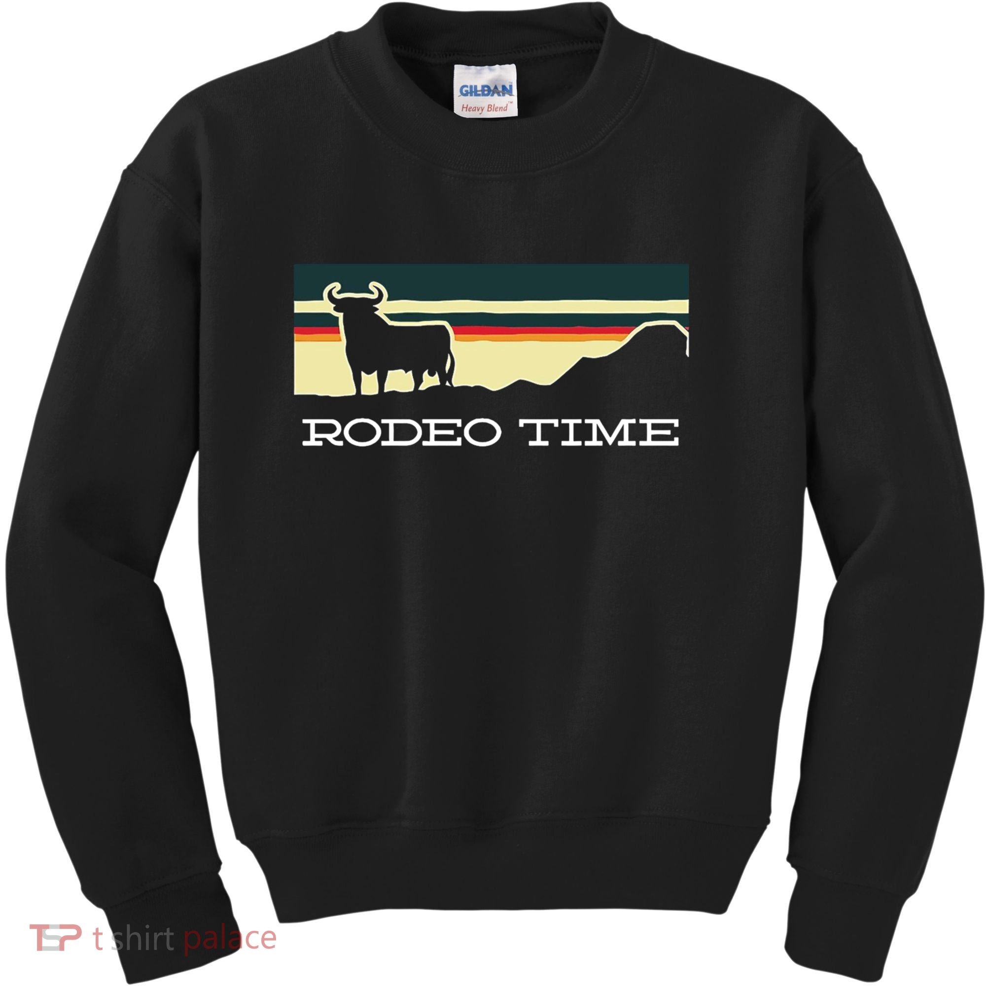 Rodeo Time Cowboy Wild West Cow Horseman Ranch Lasso Boots Kids Sweatshirt