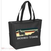 Rodeo Time Cowboy Wild West Cow Horseman Ranch Lasso Boots Tote Bag thumb 2