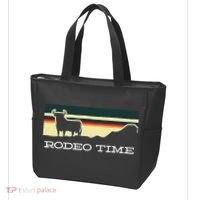 Rodeo Time Cowboy Wild West Cow Horseman Ranch Lasso Boots Tote Bag thumb 3