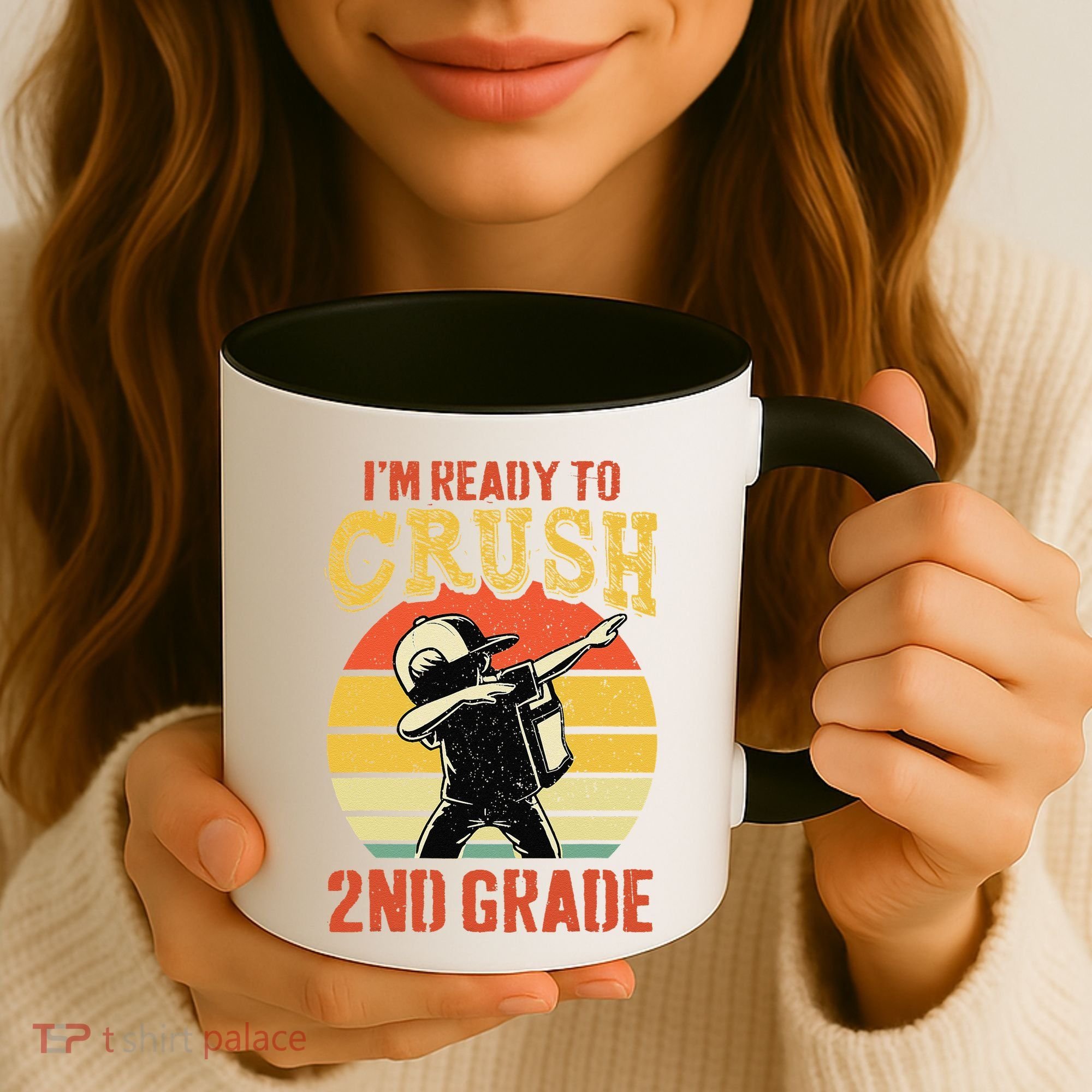 Ready To Crush Second Grade Back To School Dabbing Boy Coffee Mug
