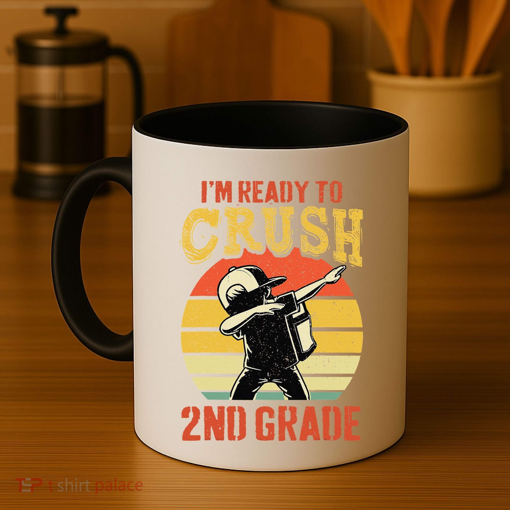 Ready To Crush Second Grade Back To School Dabbing Boy Coffee Mug