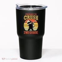 Ready To Crush Second Grade Back To School Dabbing Boy Tumbler thumb 0