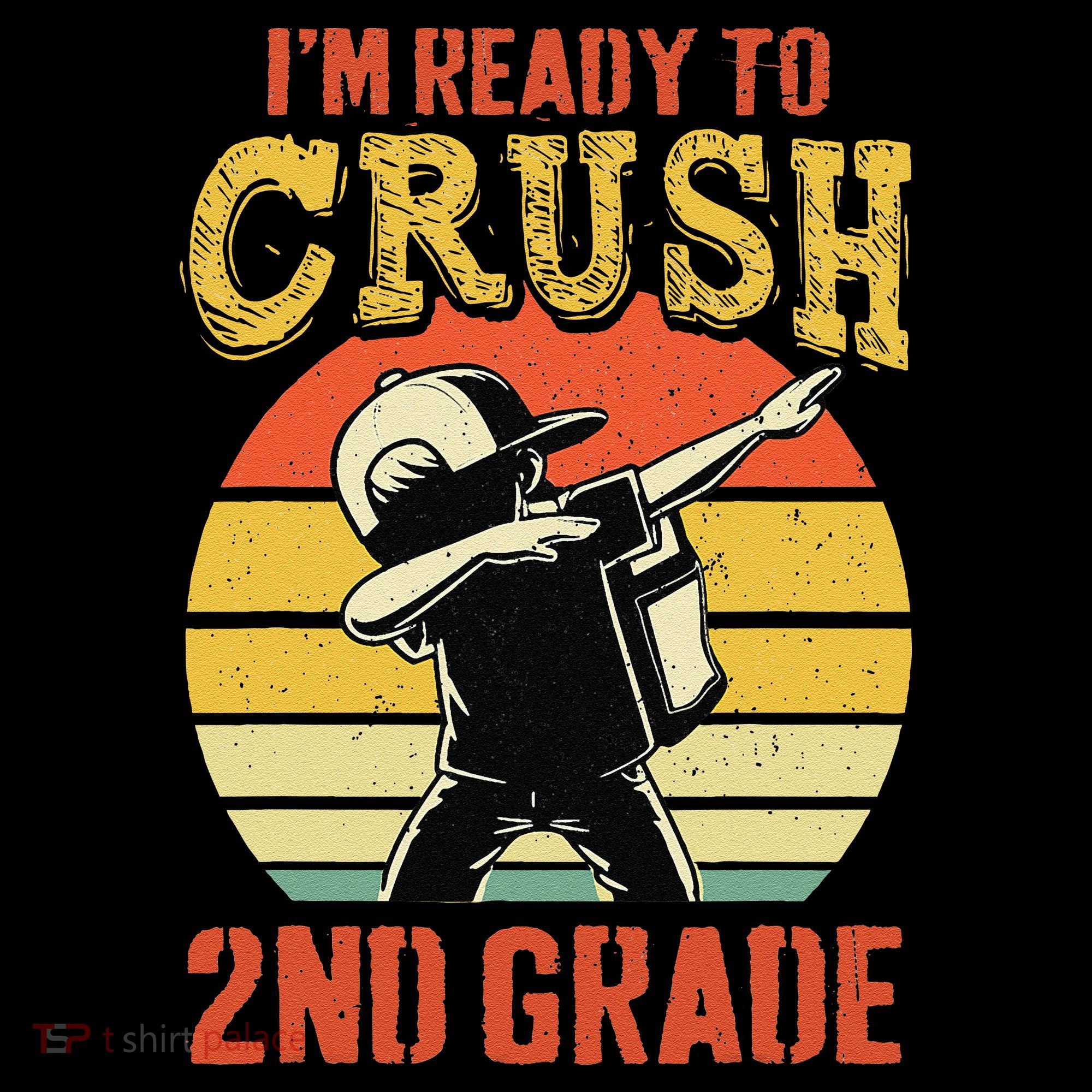 Ready To Crush Second Grade Back To School Dabbing Boy Ornament