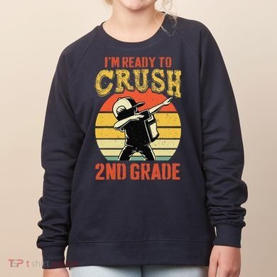 Ready To Crush Second Grade Back To School Dabbing Boy Women's Sweatshirt
