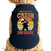 Ready To Crush Second Grade Back To School Dabbing Boy Doggie Tank thumb 0