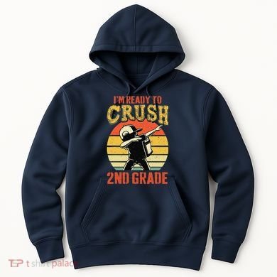 Ready To Crush Second Grade Back To School Dabbing Boy Hoodie