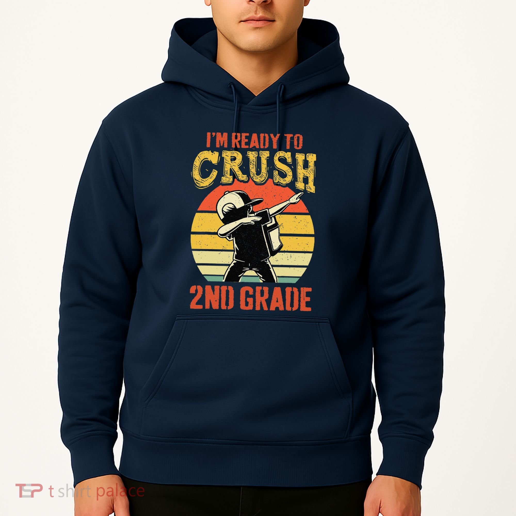 Ready To Crush Second Grade Back To School Dabbing Boy Hoodie