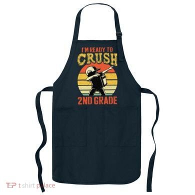 Ready To Crush Second Grade Back To School Dabbing Boy Apron