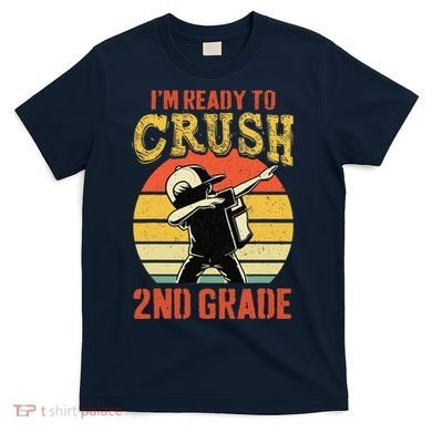 Ready To Crush Second Grade Back To School Dabbing Boy T-Shirt