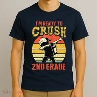 Ready To Crush Second Grade Back To School Dabbing Boy T-Shirt thumb 3