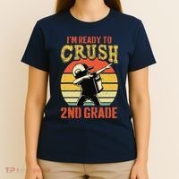 Ready To Crush Second Grade Back To School Dabbing Boy T-Shirt thumb 4