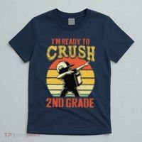 Ready To Crush Second Grade Back To School Dabbing Boy T-Shirt thumb 5