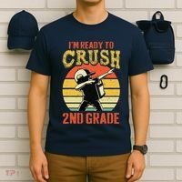 Ready To Crush Second Grade Back To School Dabbing Boy T-Shirt thumb 6